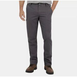NEW Lands' End Men's 32 Outdoor Outrigger Pants Black Polyester  Raw hem